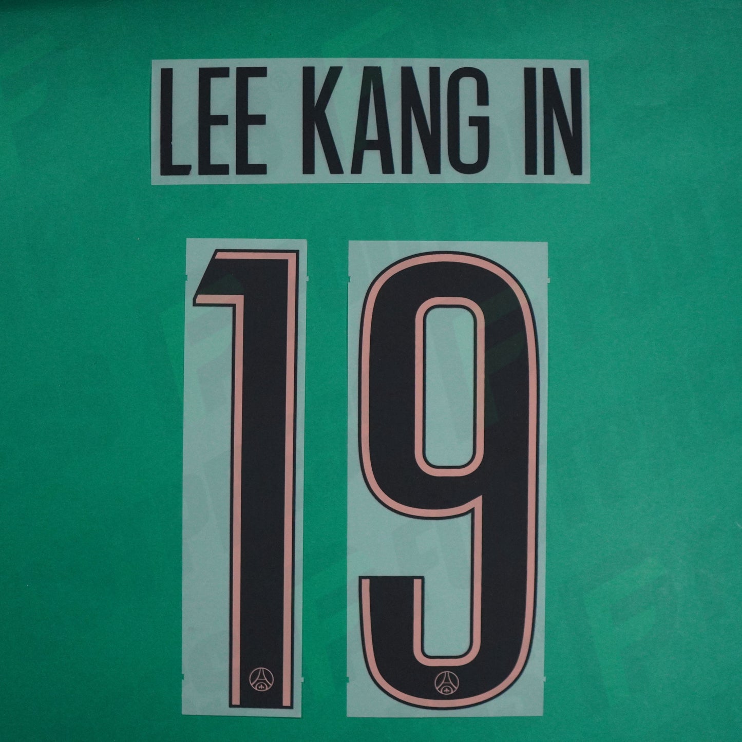 Flocage Officiel - Paris Saint-Germain, Lee Kang In, 2024/2025, Third LDC, Noir/Rose