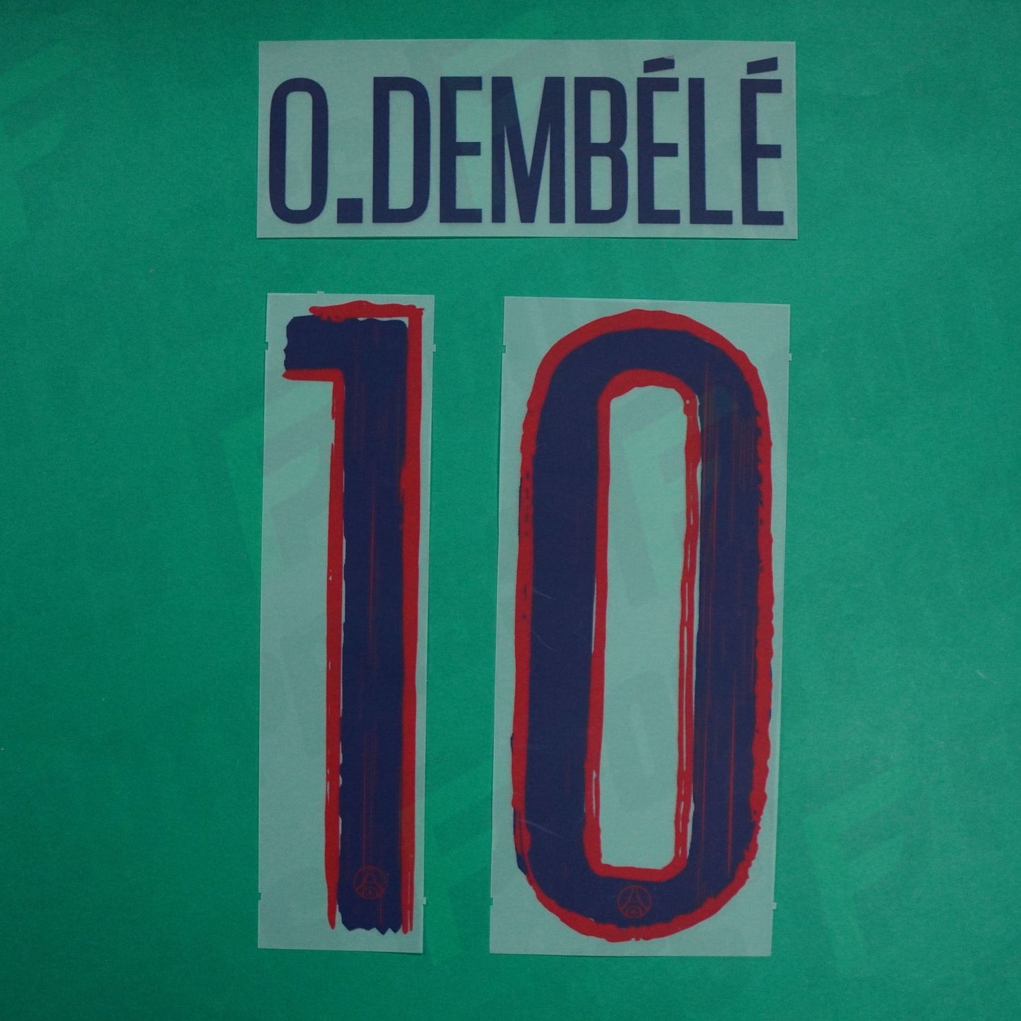 Flocage Officiel - Paris Saint-Germain, Dembélé, 2024/2025, Away LDC, Bleu/Rouge