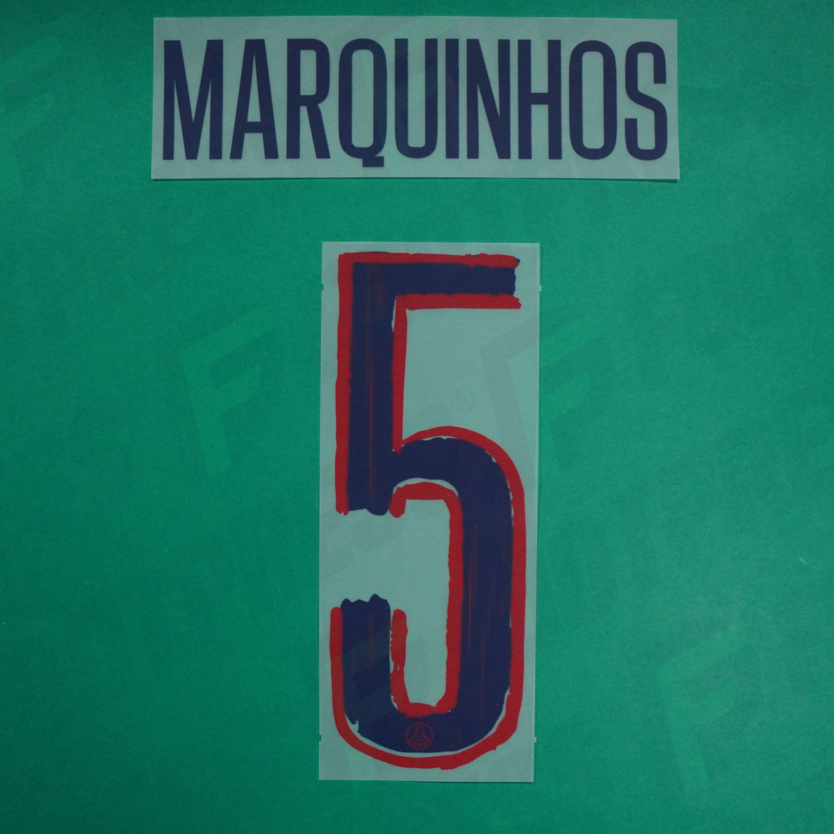 Flocage Officiel - Paris Saint-Germain, Marquinhos, 2024/2025, Away LDC, Bleu/Rouge