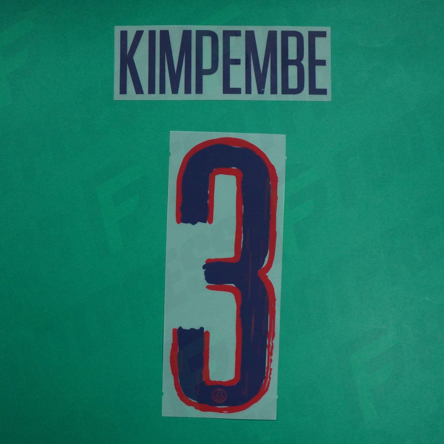 Flocage Officiel - Paris Saint-Germain, Kimpembe, 2024/2025, Away LDC, Bleu/Rouge