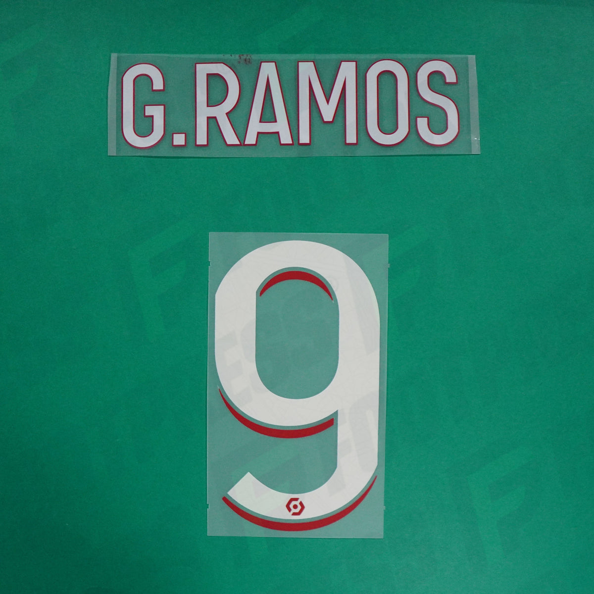 Flocage Officiel - Paris Saint-Germain, Gonçalo Ramos Qualité Basse, 2023/2024, Home, Blanc/Rouge