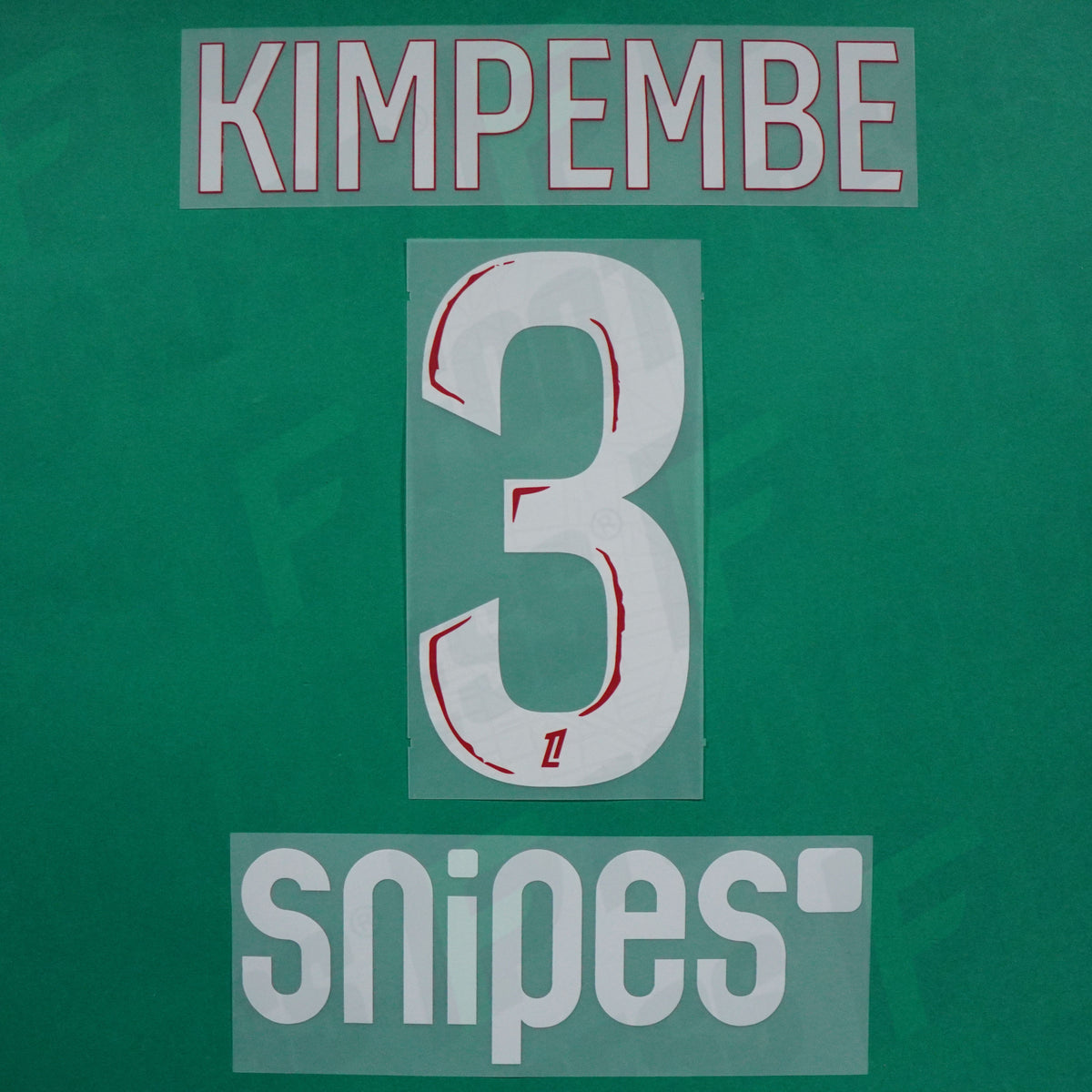 Flocage Officiel - Paris Saint-Germain, Kimpembe, 2024/2025, Home, Blanc/Rouge