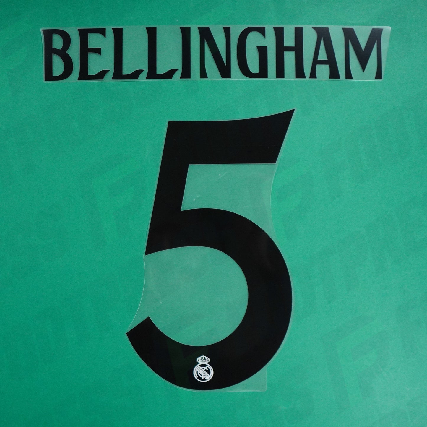 Flocage Officiel - Real Madrid, Bellingham, 2024/2025, Home, Noir