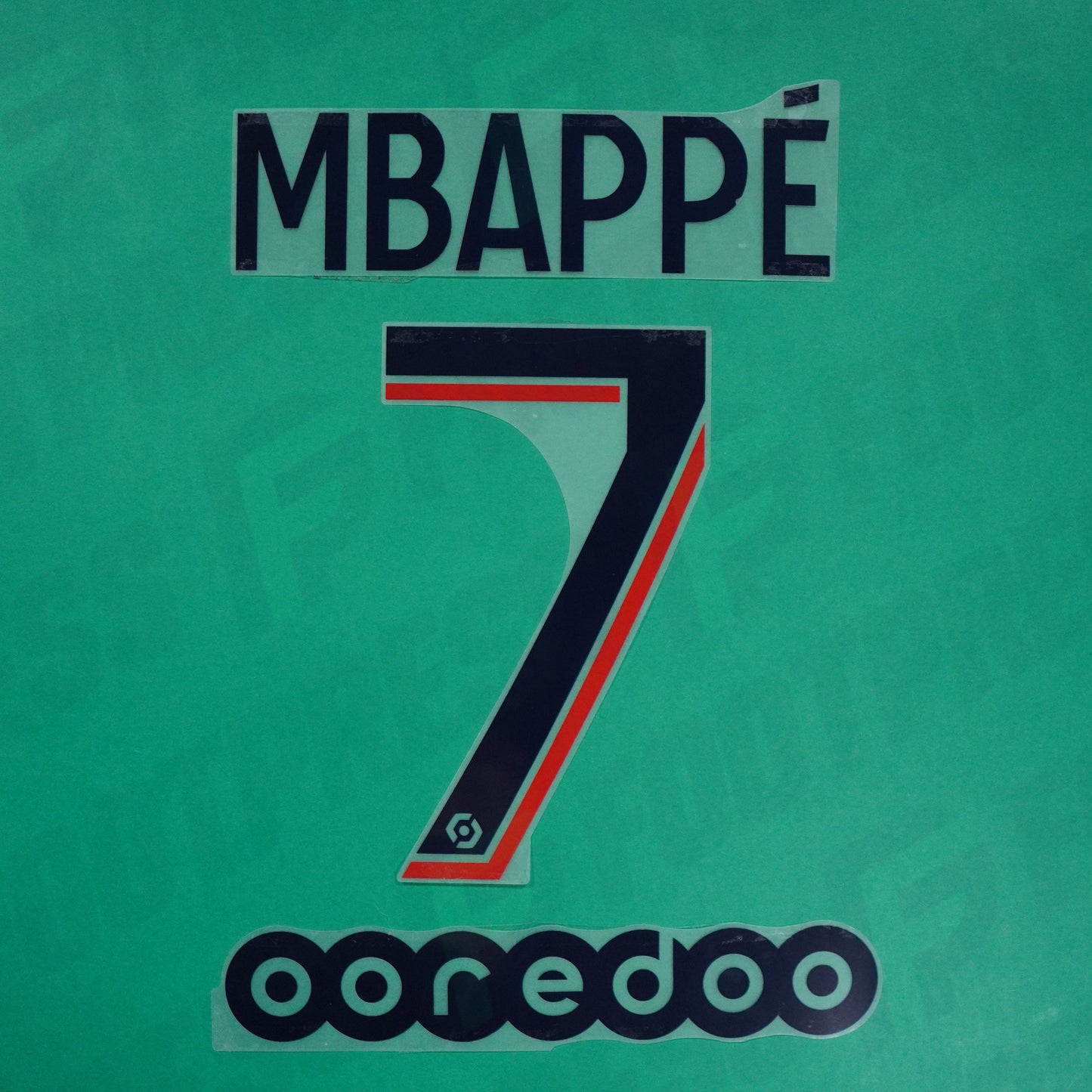 Flocage Officiel - Paris Saint- Germain, Mbappé, 2021/2022, Fourth, Bleu/Rouge
