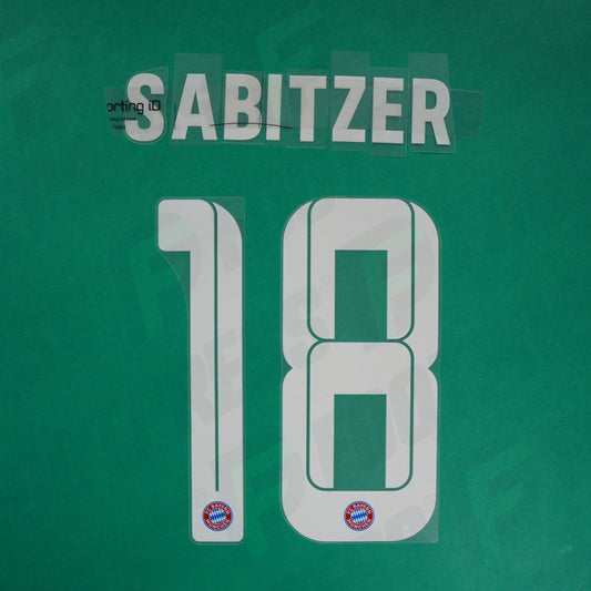Flocage Officiel - Bayern Munich, Sabitzer, 2022/2023, Home, Blanc