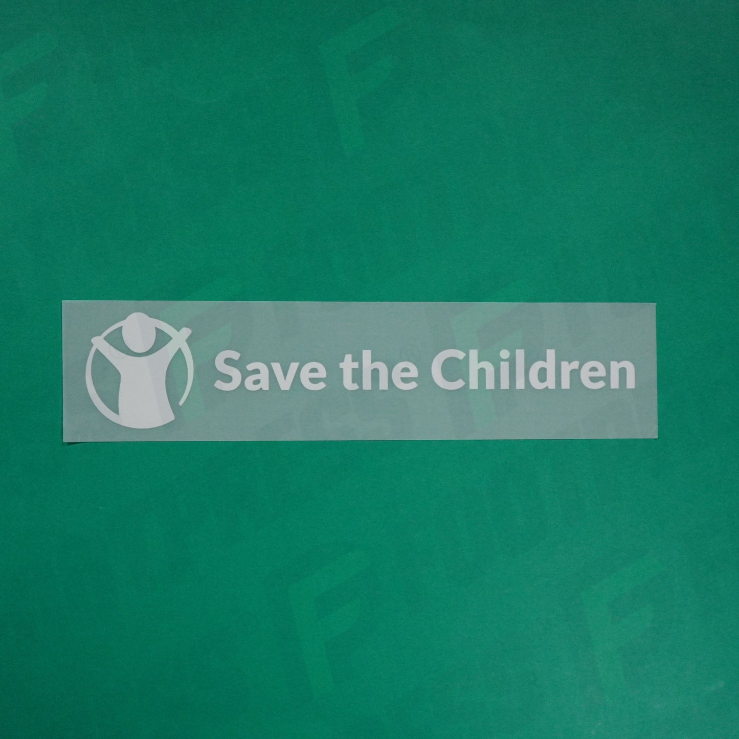 Flocage Officiel - Sponsor, Save The Children, Blanc
