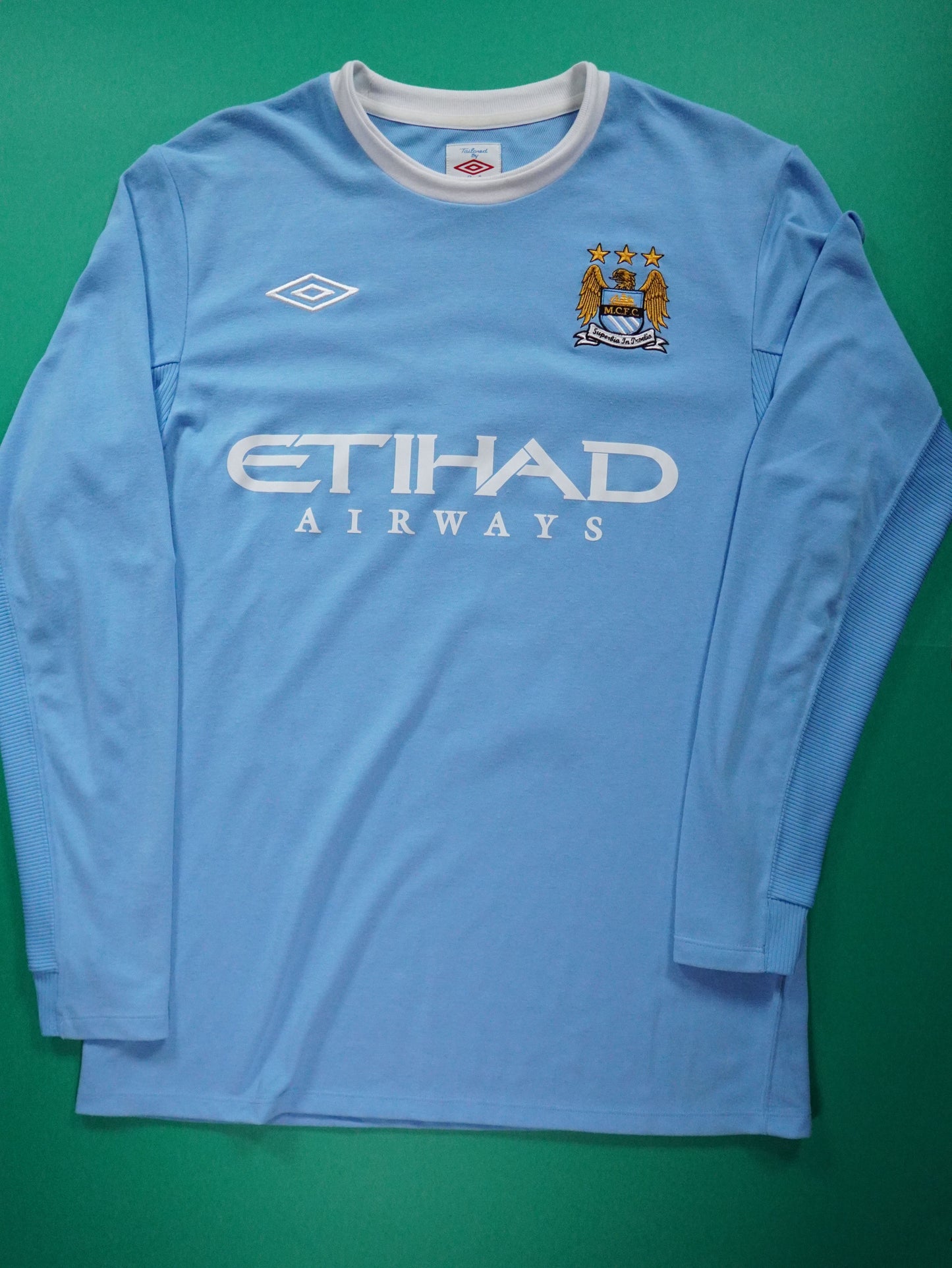 Maillot Officiel -  Manchester City, 2010, Home, Stock Pro, Ireland, Manches longues, (40)