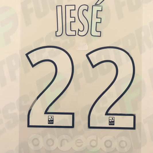 Flocado Oficial - Paris Saint-Germain, Jesé, 2016/2017, Visitante, Azul (PSG)