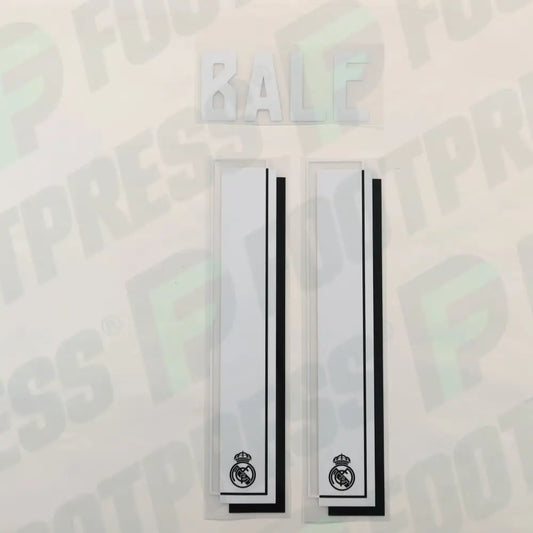 Flocado oficial - Real Madrid, Basilea, 2015/2016, Segunda, Blanco