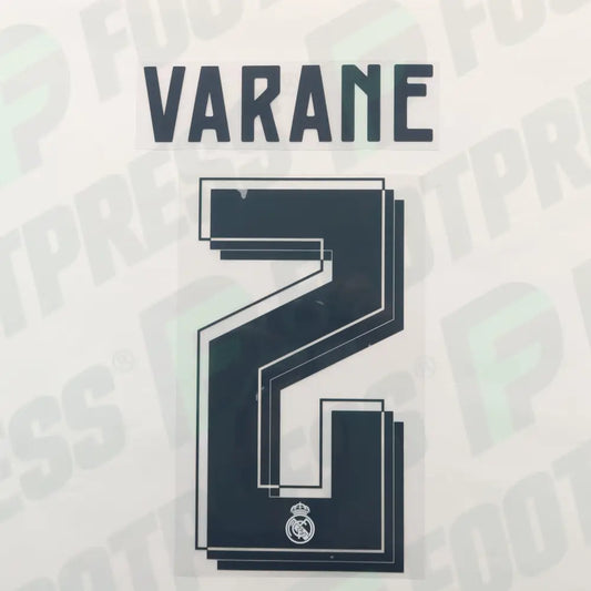 Flocado Oficial - Real Madrid, Varane, 2015/2016, Local, Negro